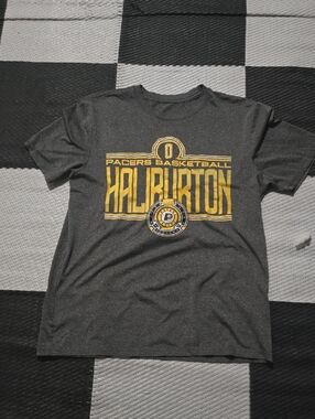 Indiana Pacers Tyrese Haliburton Gray Graphic Tee